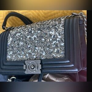 Black Embellished Purse